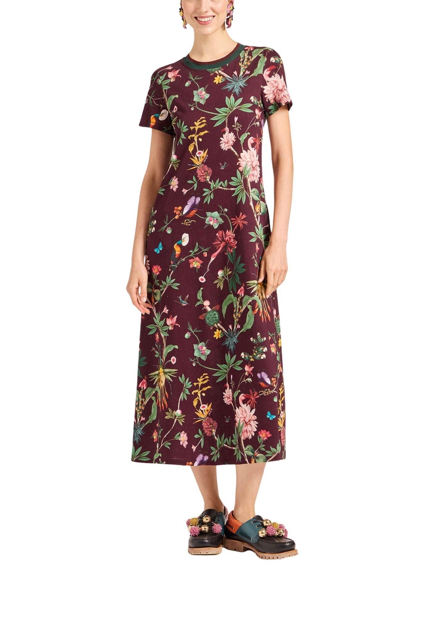 La Doublej Sporty Swing Dress - Vermillion