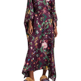 La Doublej Square Kaftan - Vermillion