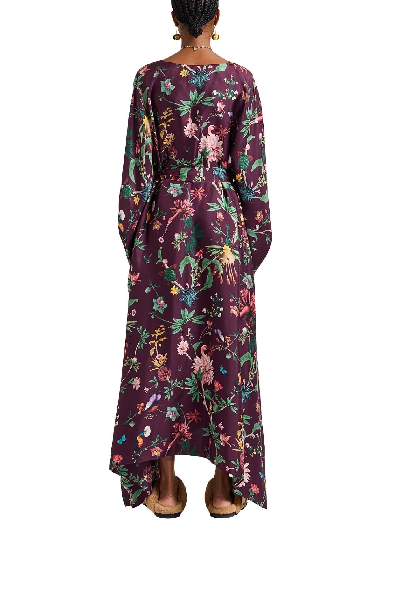 La Doublej Square Kaftan - Vermillion