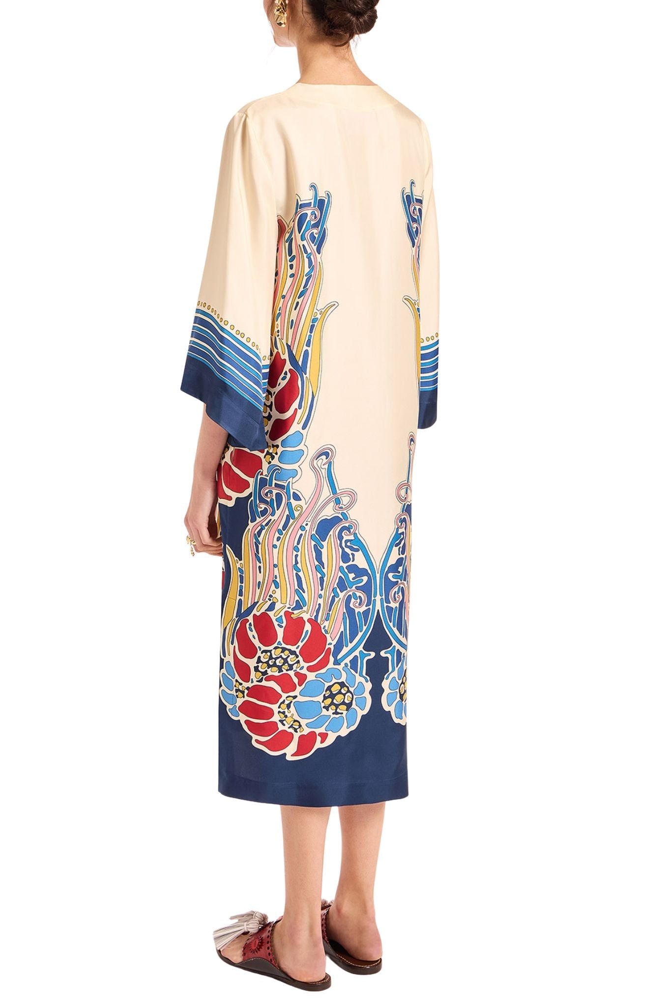 La Doublej the Kaftan (Placée) - Vermillion