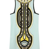 La DoubleJ Totem Mini Dress Placée - Vermillion
