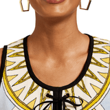 La DoubleJ Totem Mini Dress Placée - Vermillion