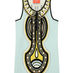 La DoubleJ Totem Mini Dress Placée - Vermillion