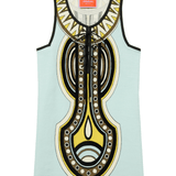 La DoubleJ Totem Mini Dress Placée - Vermillion