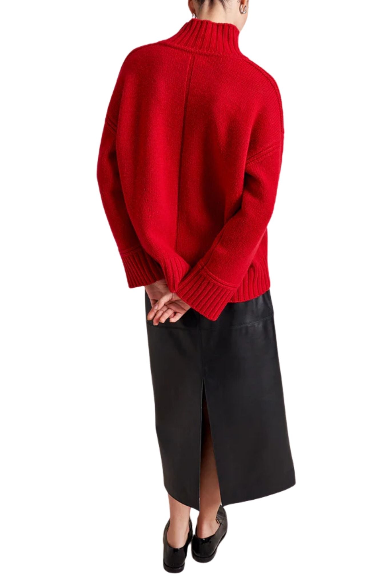 La Ligne Archie Turtleneck - Vermillion