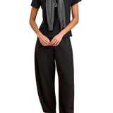 La Ligne Barrel Colby Pant - Vermillion