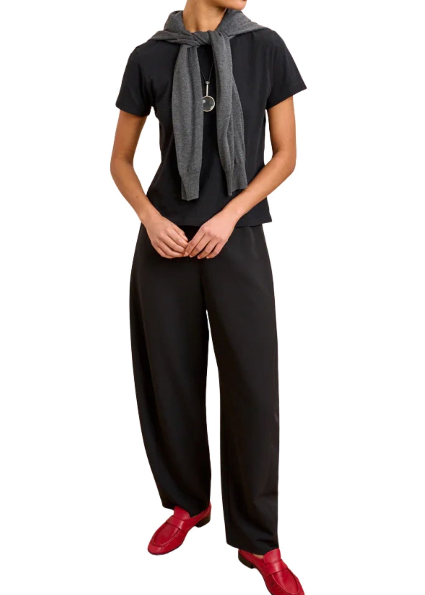 La Ligne Barrel Colby Pant - Vermillion