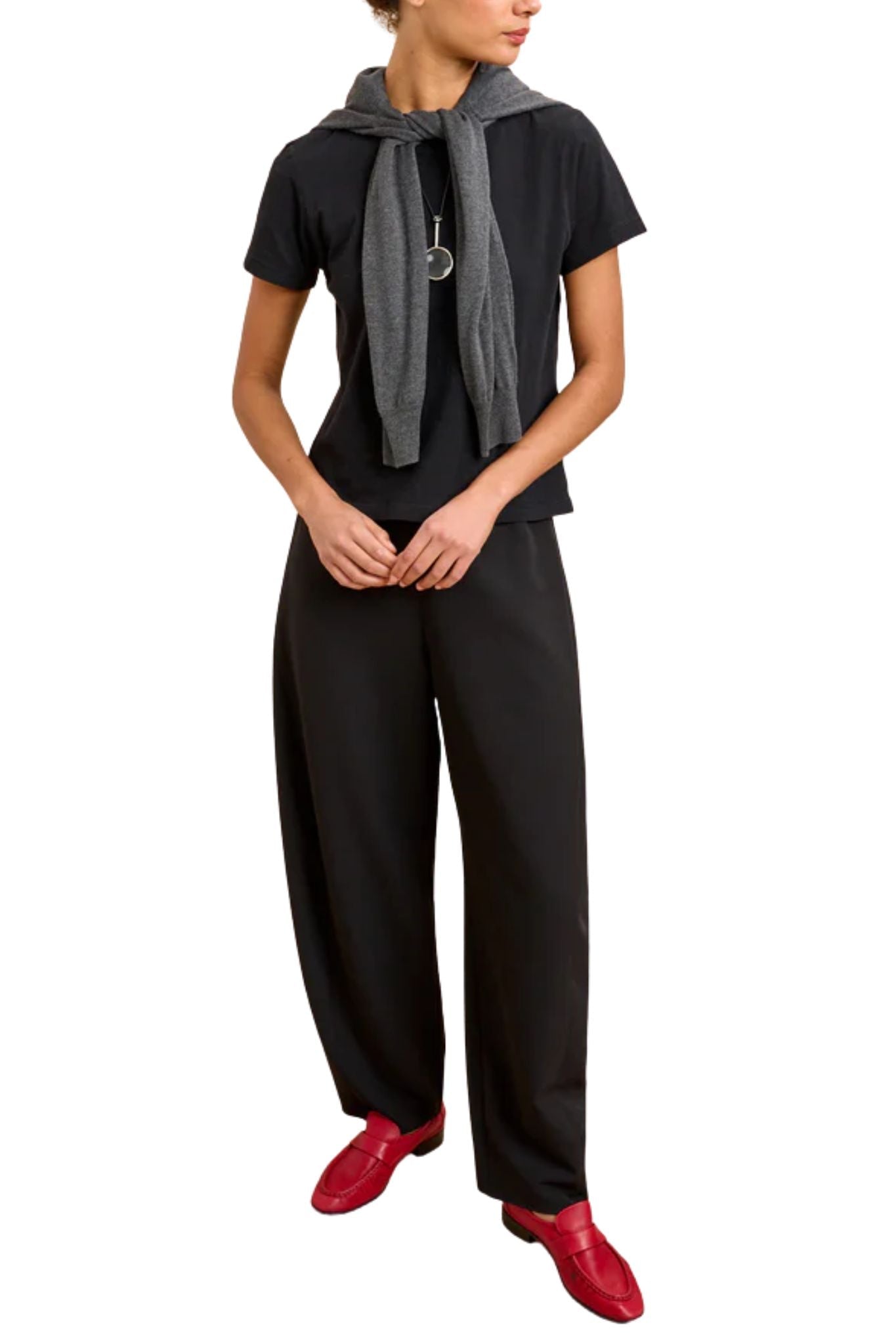 La Ligne Barrel Colby Pant - Vermillion