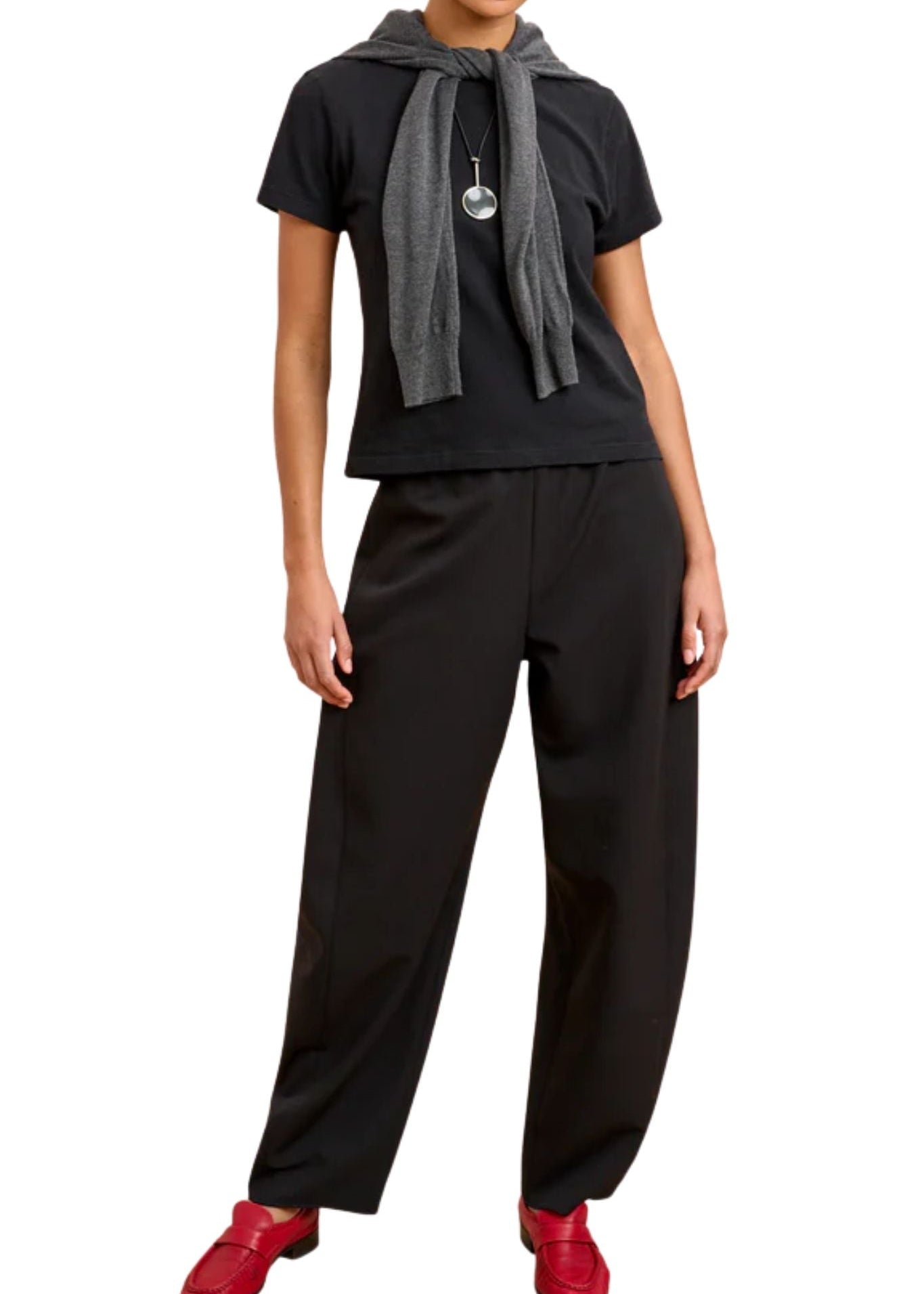 La Ligne Barrel Colby Pant - Vermillion