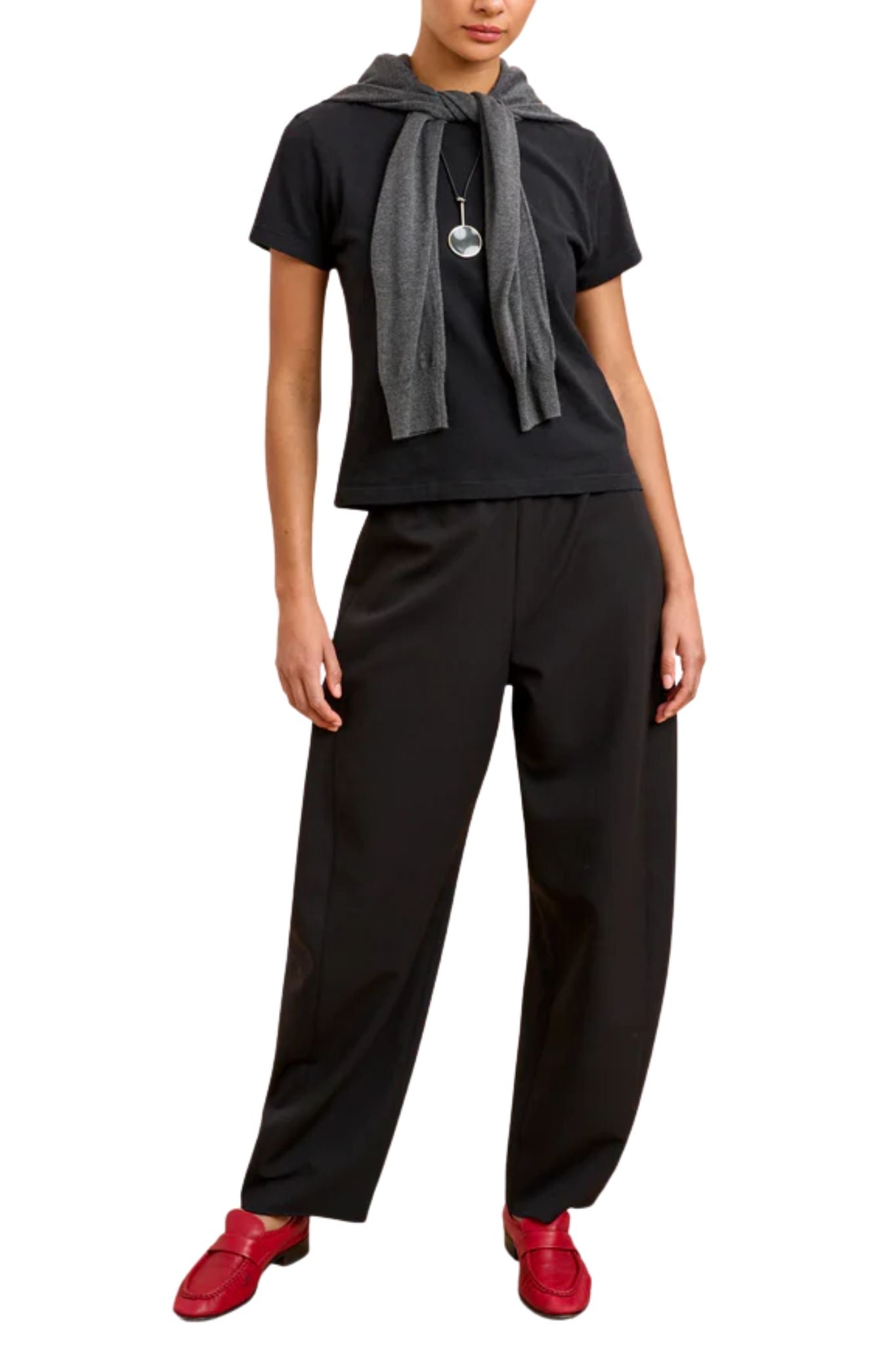 La Ligne Barrel Colby Pant - Vermillion