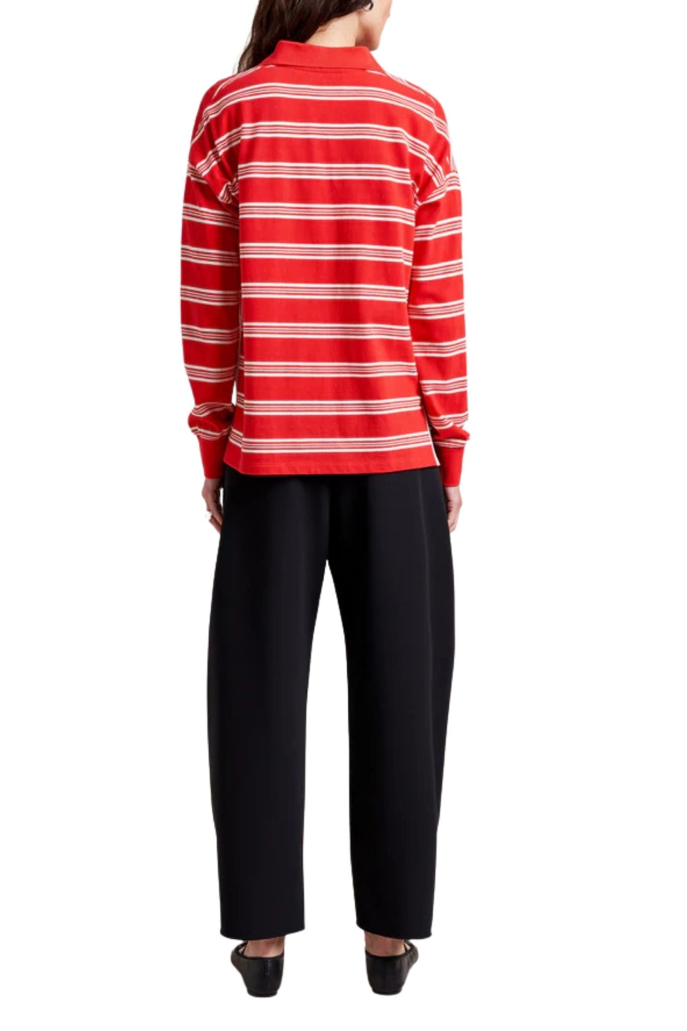 La Ligne Cassie Polo - Vermillion