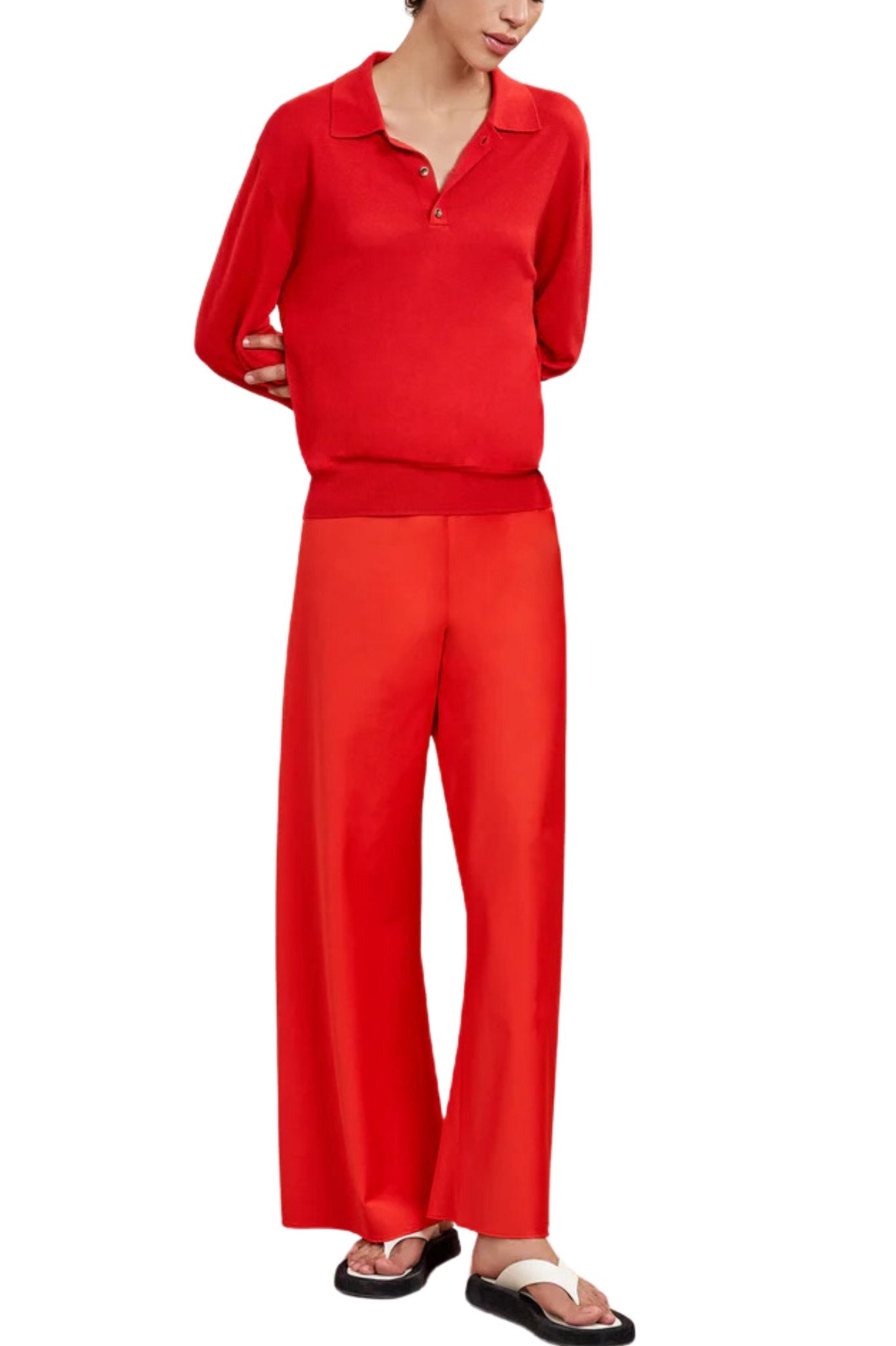 La Ligne Colby Pant - Vermillion