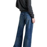 La Ligne Concorde Low Rise Jean - Vermillion