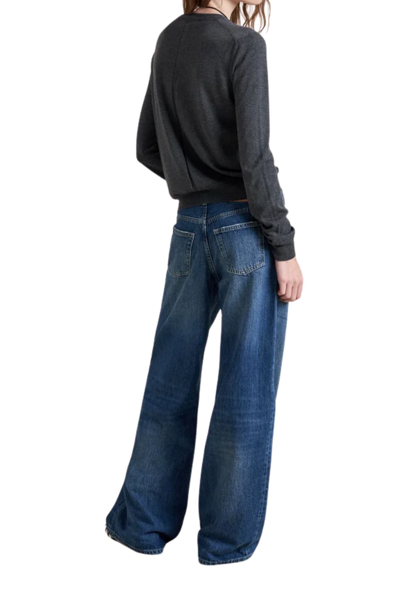 La Ligne Concorde Low Rise Jean - Vermillion