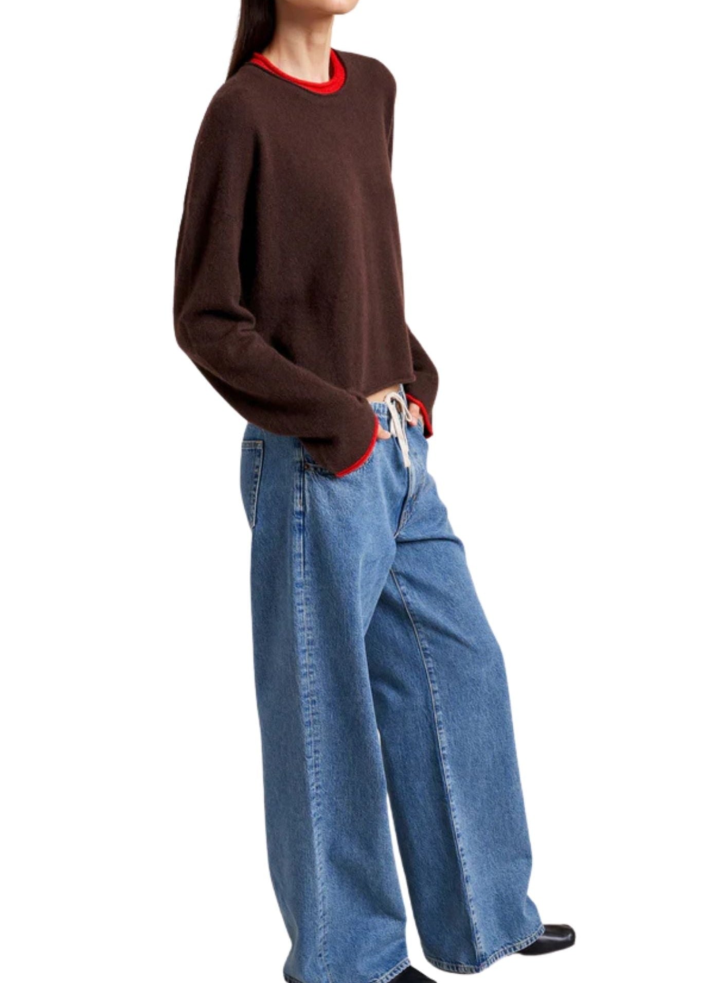 La Ligne Dominick Sweater - Vermillion