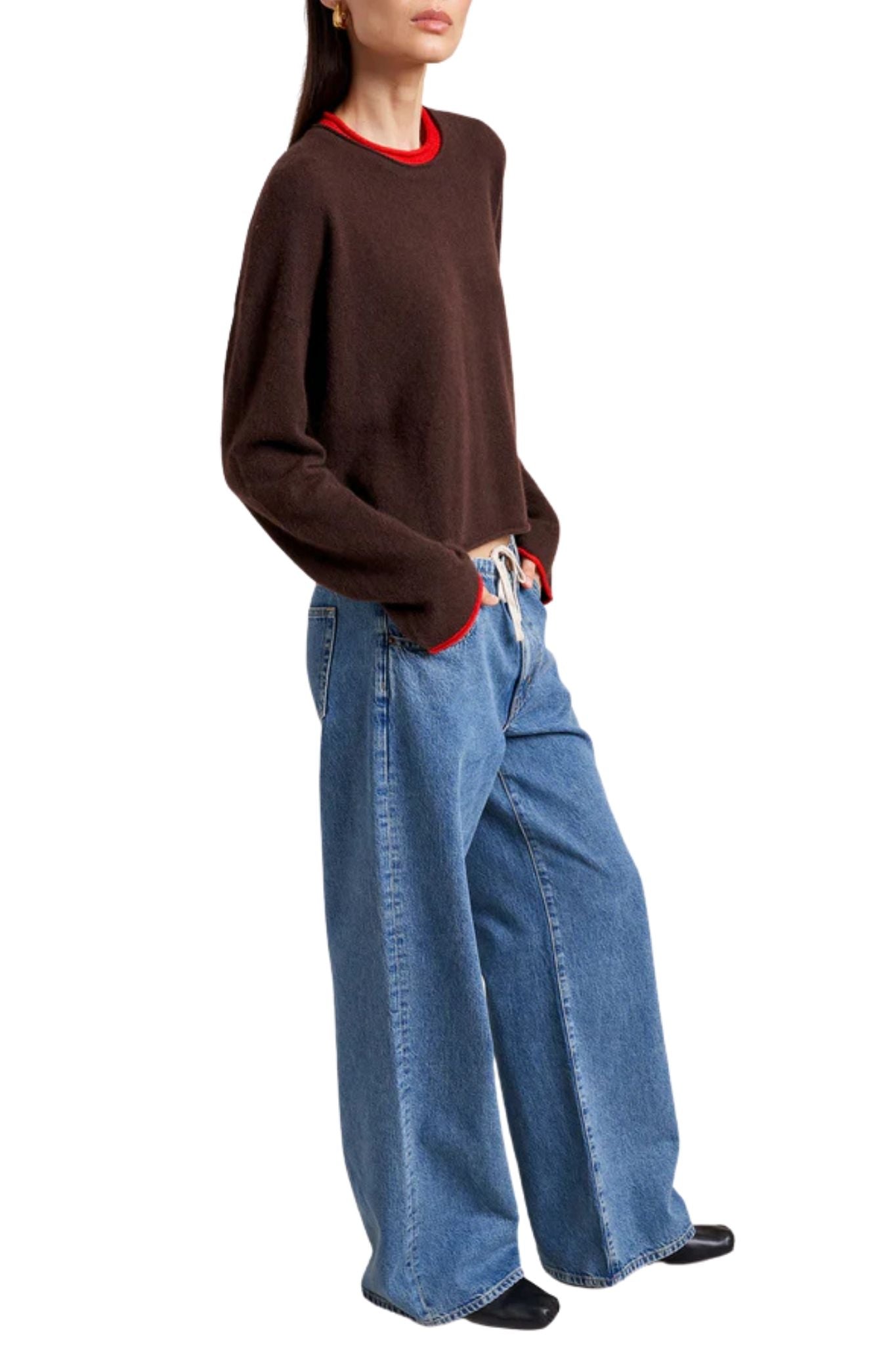 La Ligne Dominick Sweater - Vermillion