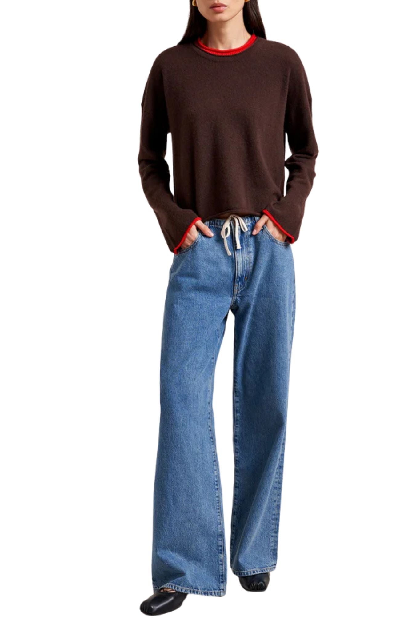 La Ligne Dominick Sweater - Vermillion