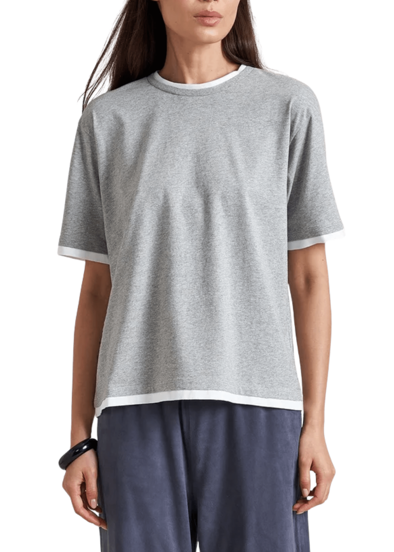 La Ligne Dominick Tee - Vermillion