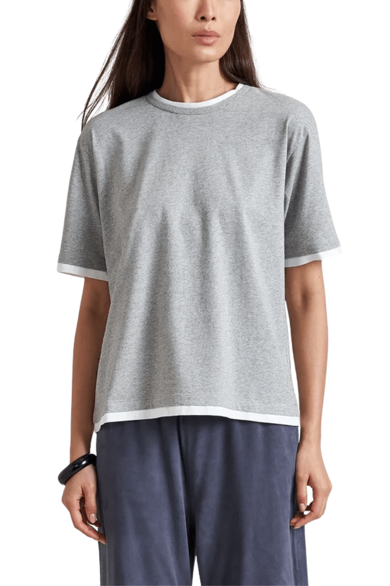 La Ligne Dominick Tee - Vermillion