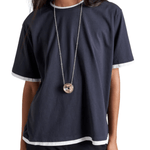 La Ligne Dominick Tee - Vermillion
