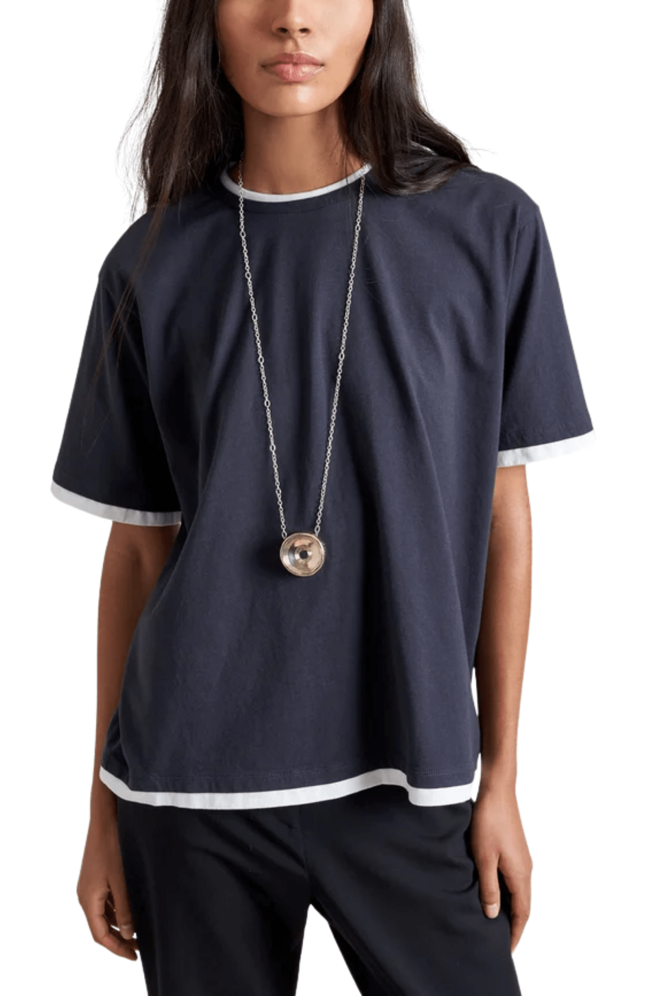 La Ligne Dominick Tee - Vermillion