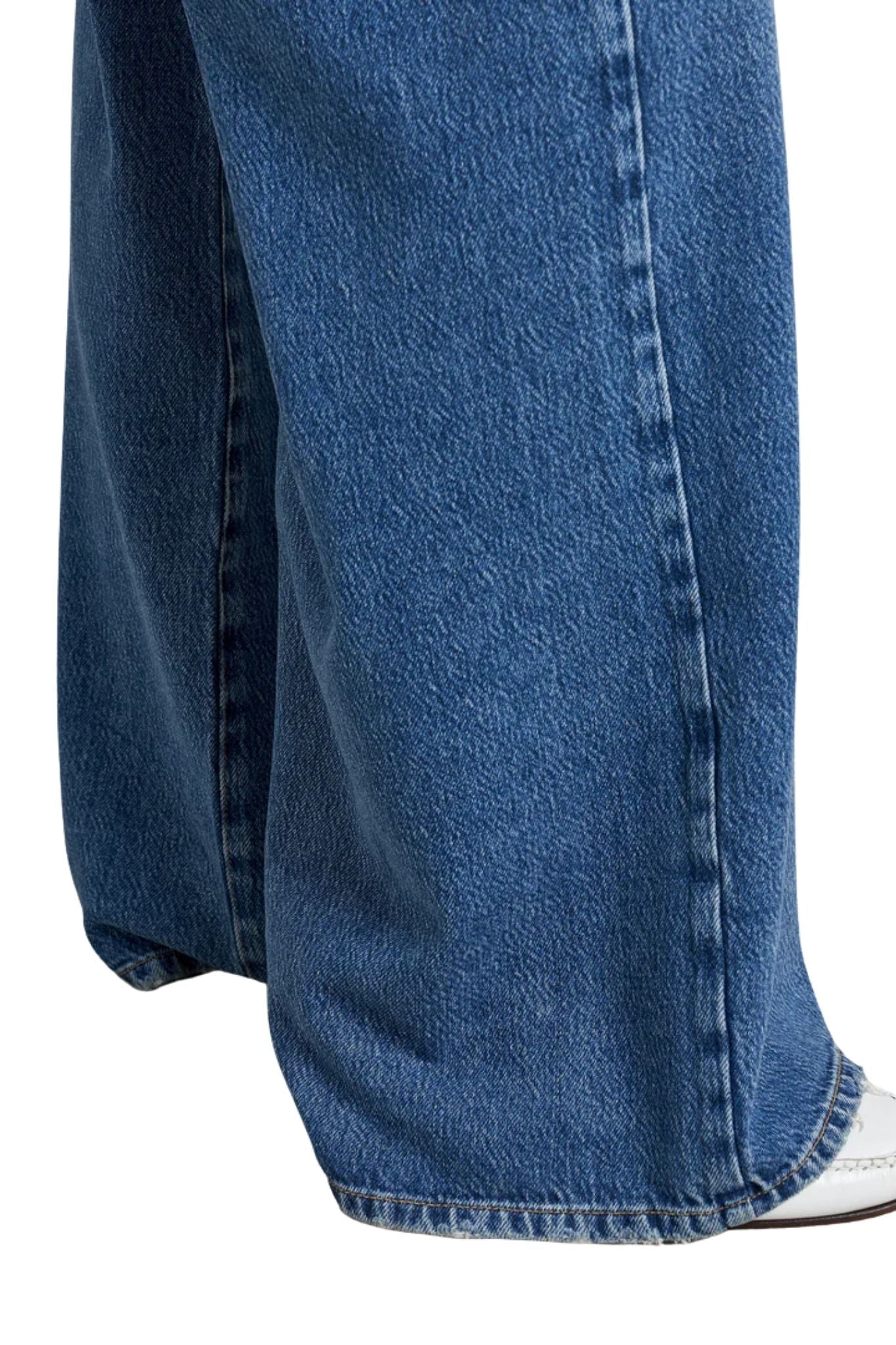 La Ligne Elastic Waist Jean - Vermillion