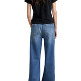 La Ligne Elastic Waist Jean - Vermillion