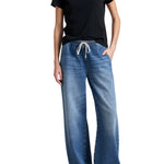 La Ligne Elastic Waist Jean - Vermillion