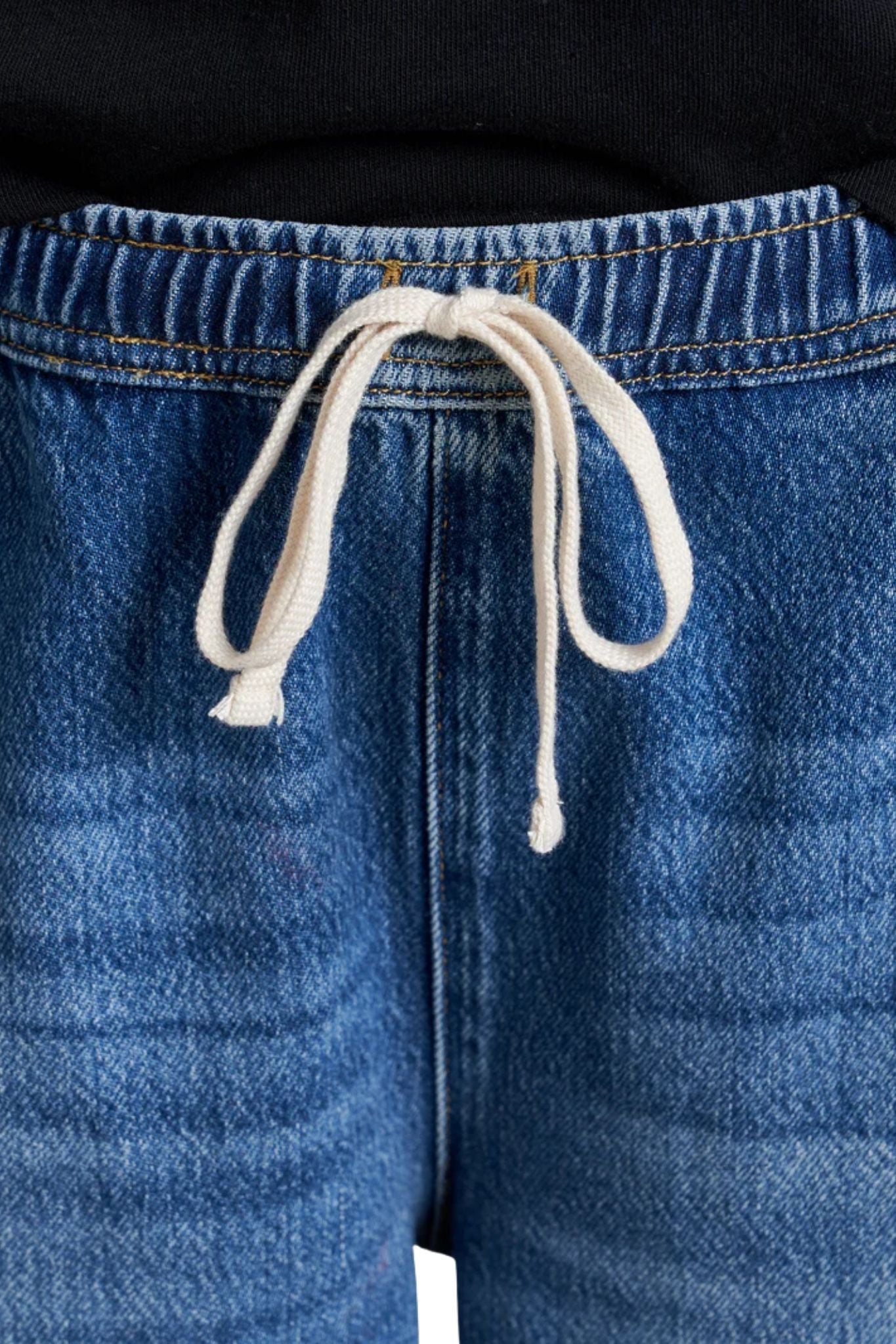 La Ligne Elastic Waist Jean - Vermillion