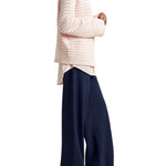 La Ligne Fine Stripe Marina Sweater - Vermillion