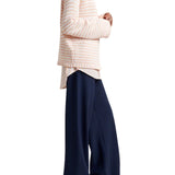 La Ligne Fine Stripe Marina Sweater - Vermillion