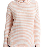 La Ligne Fine Stripe Marina Sweater - Vermillion