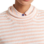 La Ligne Fine Stripe Marina Sweater - Vermillion