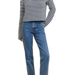 La Ligne Fine Stripe Mini Marina - Vermillion