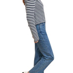 La Ligne Fine Stripe Mini Marina - Vermillion