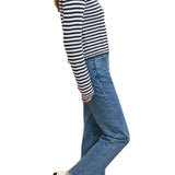 La Ligne Fine Stripe Mini Marina - Vermillion