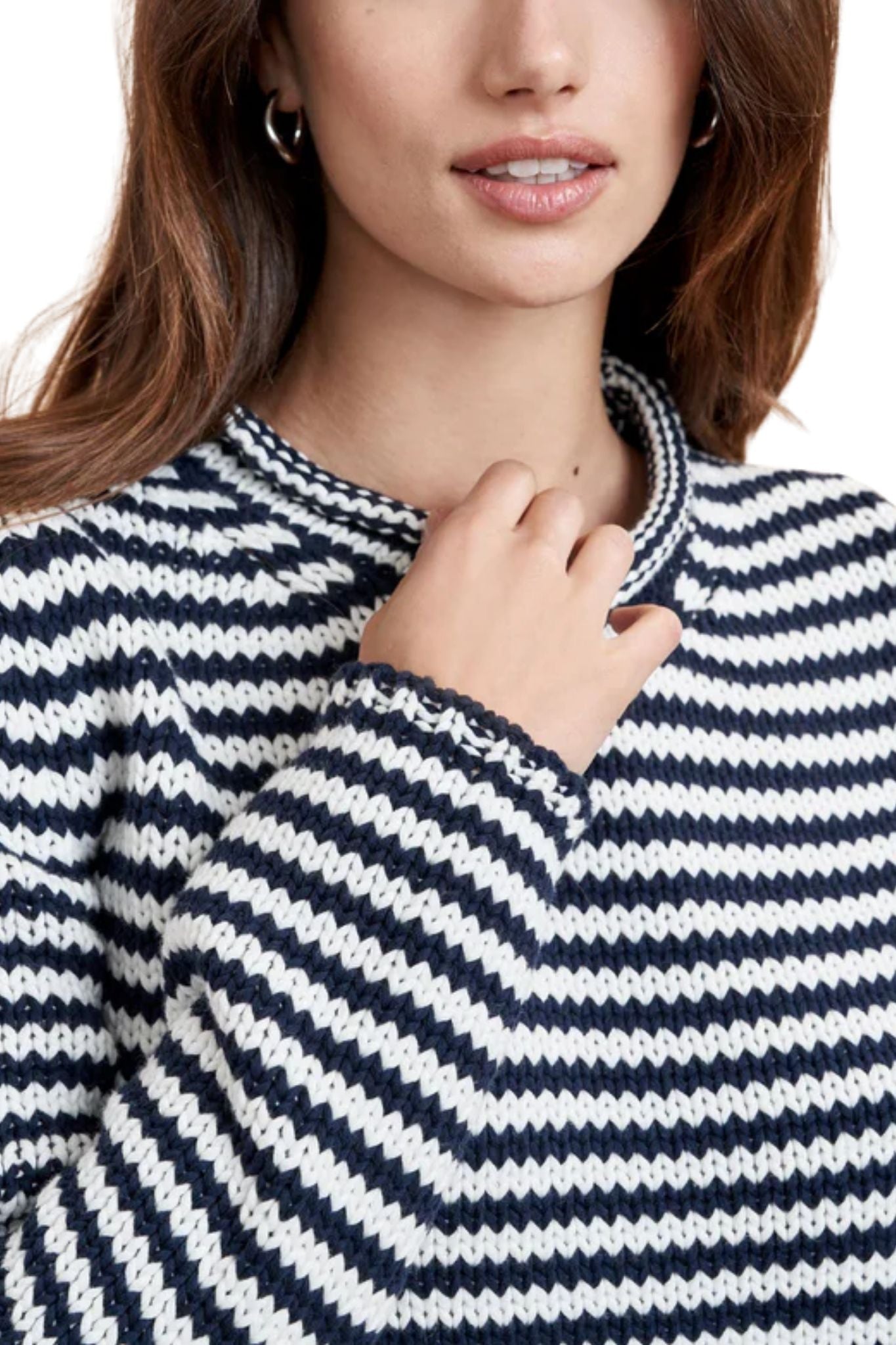 La Ligne Fine Stripe Mini Marina - Vermillion