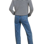 La Ligne Fine Stripe Mini Marina - Vermillion