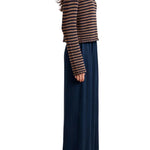 La Ligne Fine Stripe Mini Marina Sweater - Vermillion