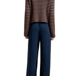 La Ligne Fine Stripe Mini Marina Sweater - Vermillion