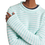 La Ligne Fine Stripe Mini Marina Sweater - Vermillion
