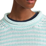 La Ligne Fine Stripe Mini Marina Sweater - Vermillion