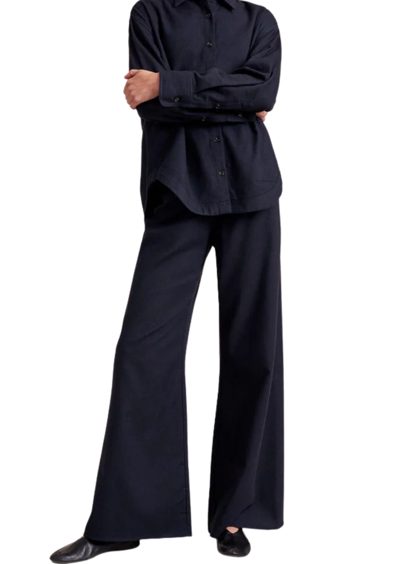 La Ligne Flannel Colby Pant - Vermillion