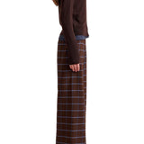 La Ligne Flannel Colby Pant - Vermillion