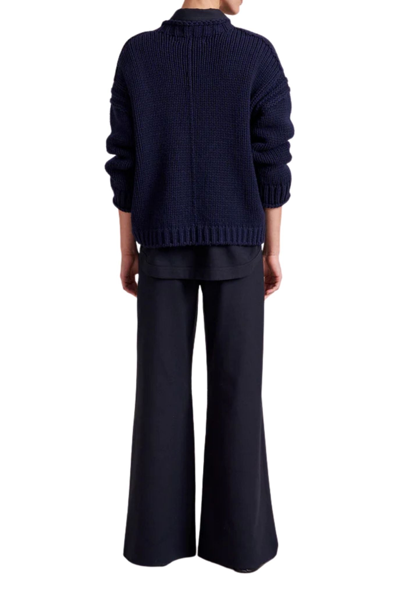 La Ligne Flannel Colby Pant - Vermillion