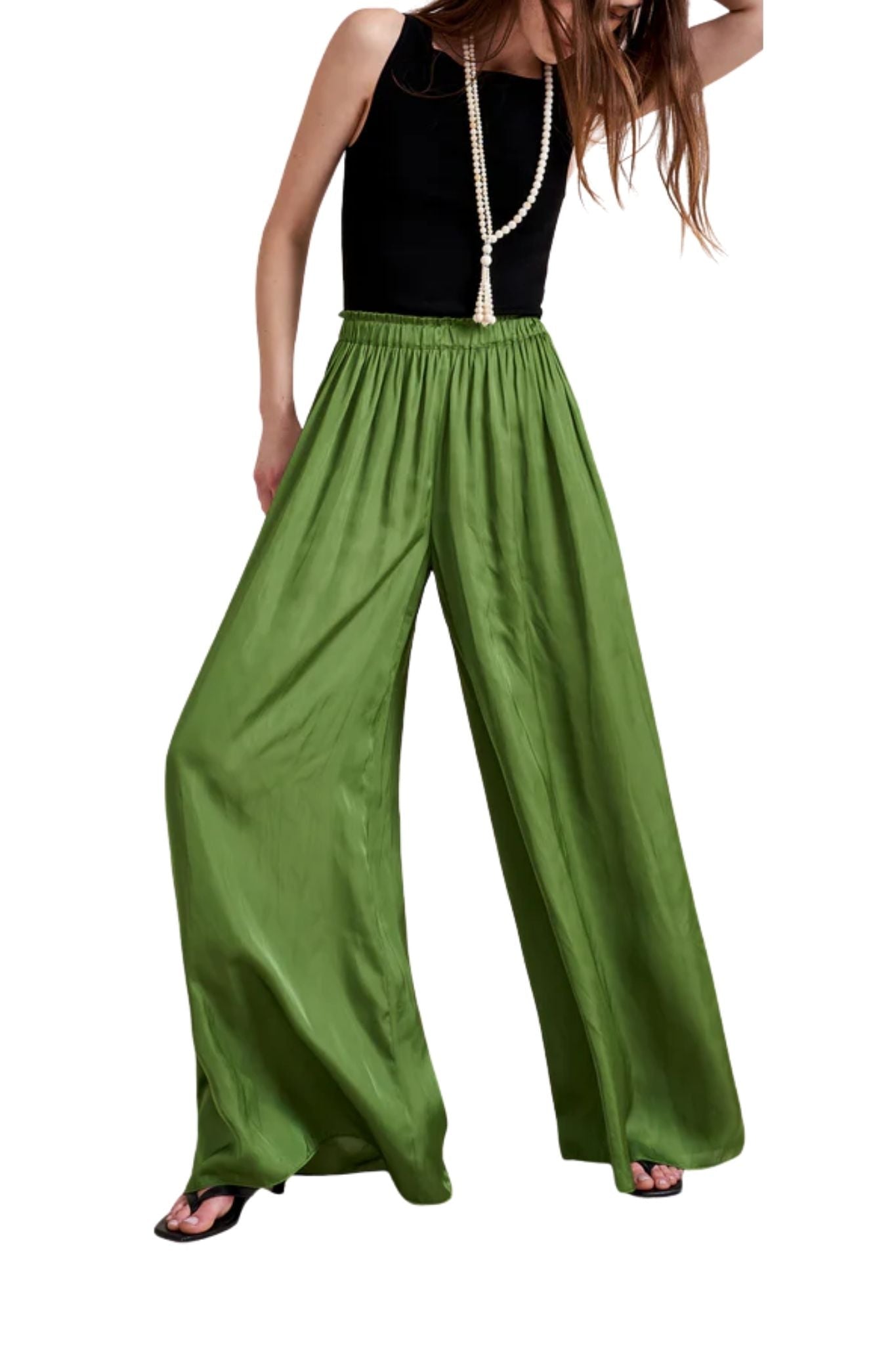 La Ligne Fleur Pant - Vermillion