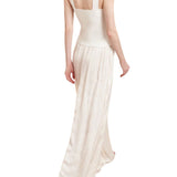 La Ligne Fleur Skirt - Vermillion