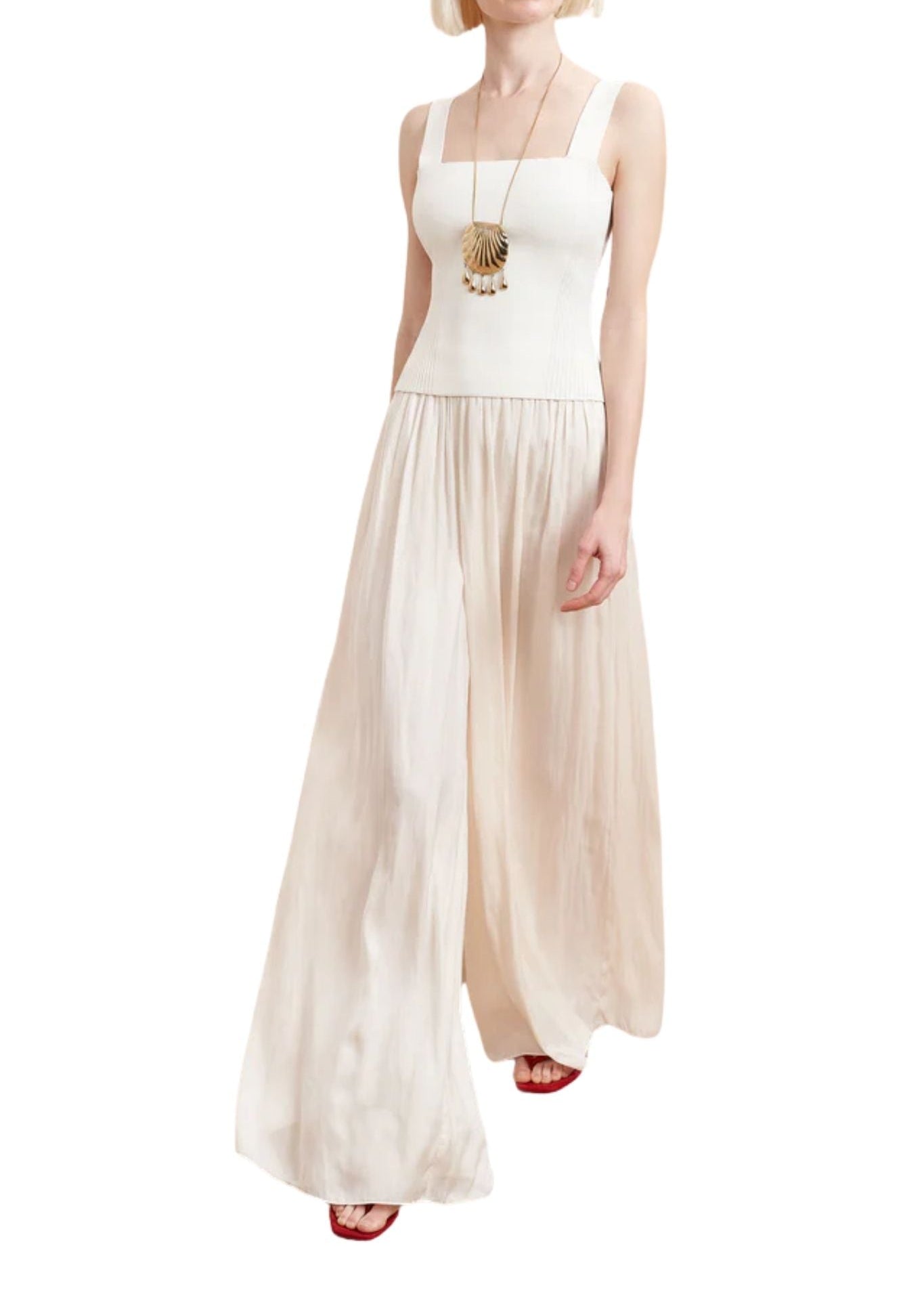 La Ligne Fleur Skirt - Vermillion