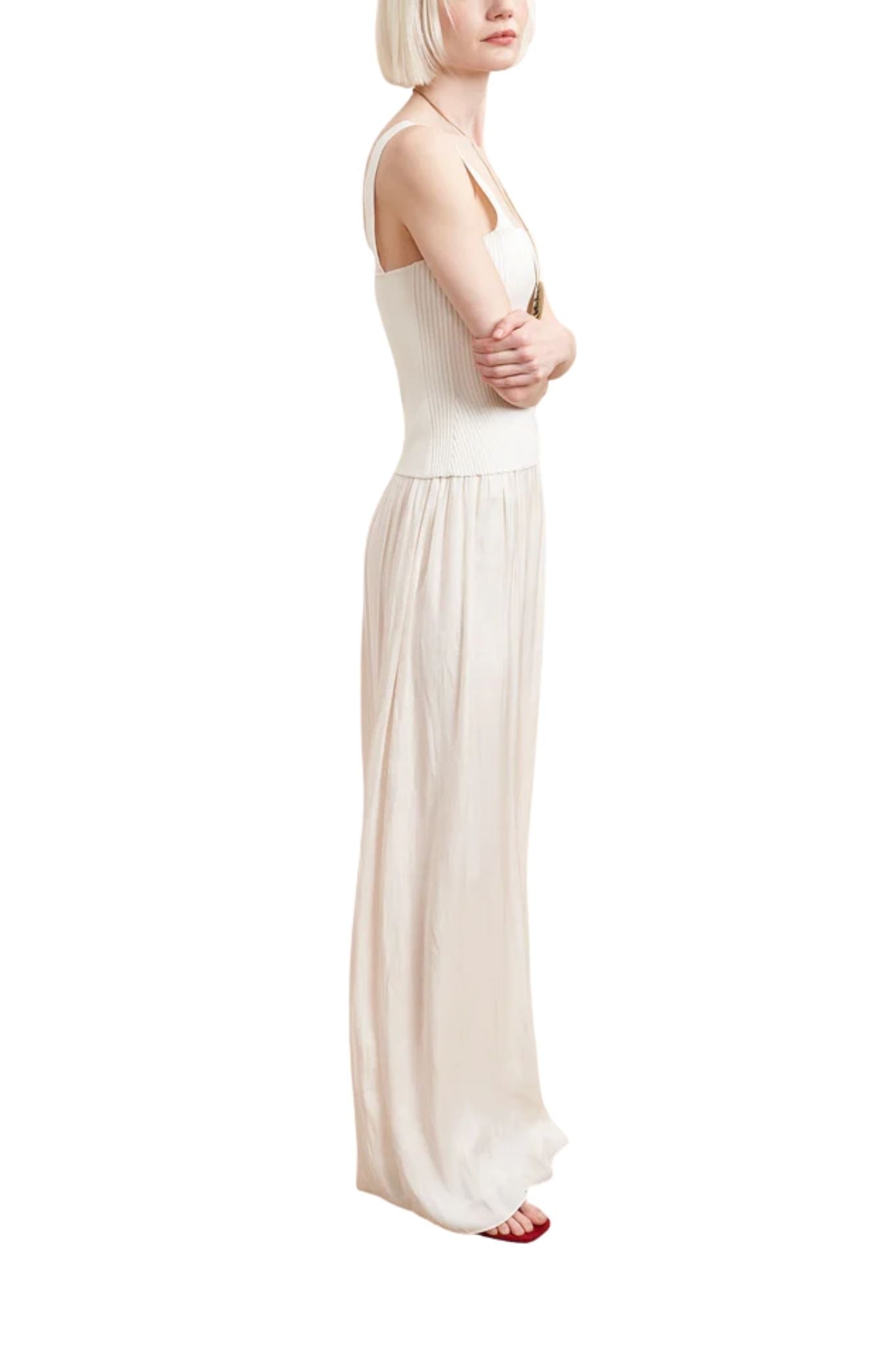 La Ligne Fleur Skirt - Vermillion