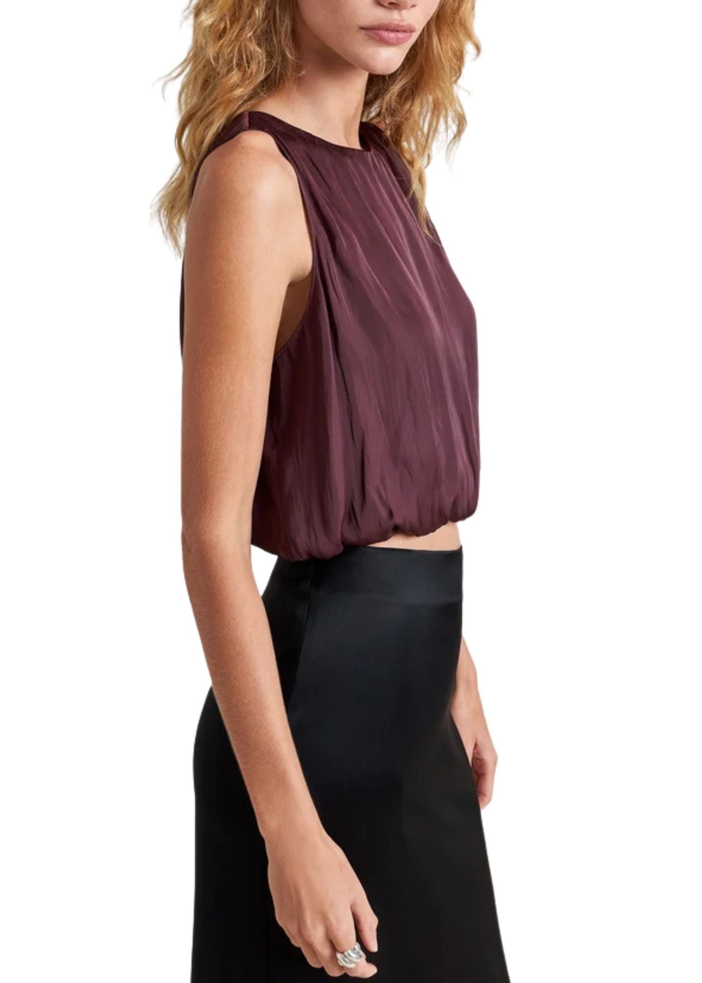 La Ligne Fleur Top - Vermillion
